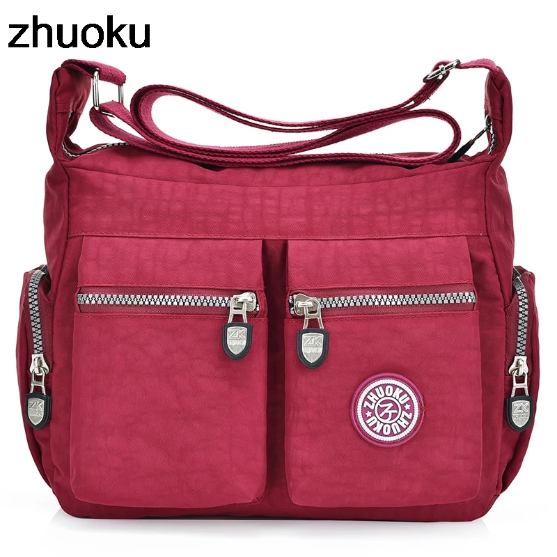  Women Top-handle Shoulder Bag Designer Handbag Famous Brand Nylon Female Casual Shopping Tote Hobos - 1000005078186