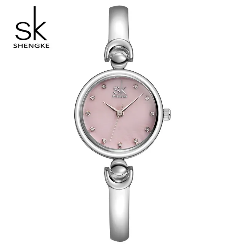 

SK Brand Luxury Women Wristwatch Fashion Stainless Steel Women Dress Watch Clock Girls Quartz-watches Relogio Feminino S0013