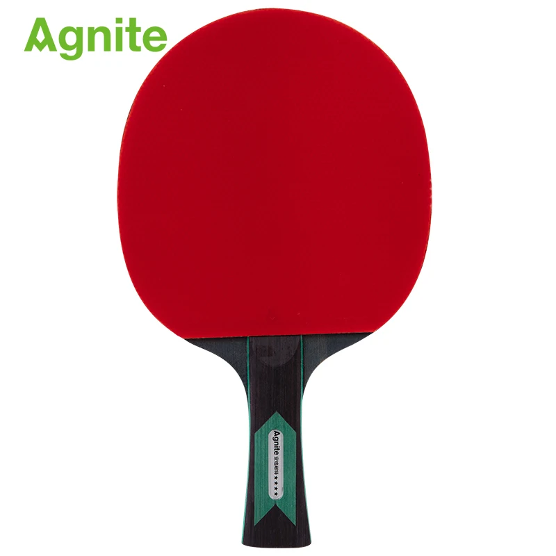 Agnite أربعة نجوم تنس الطاولة مضرب المهنية التدريب المنافسة بينغ بونغ الكرة يفطر طلقة واحدة داخلي F2314/ f2324
