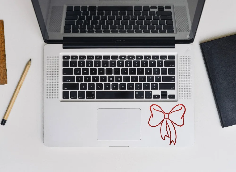 Bow-knot Art Decoration Removable Wall Stickers for Mobile Phone Laptop Decor Murals Vinyl Wallpaper Decals Netbook L853 | Дом и сад