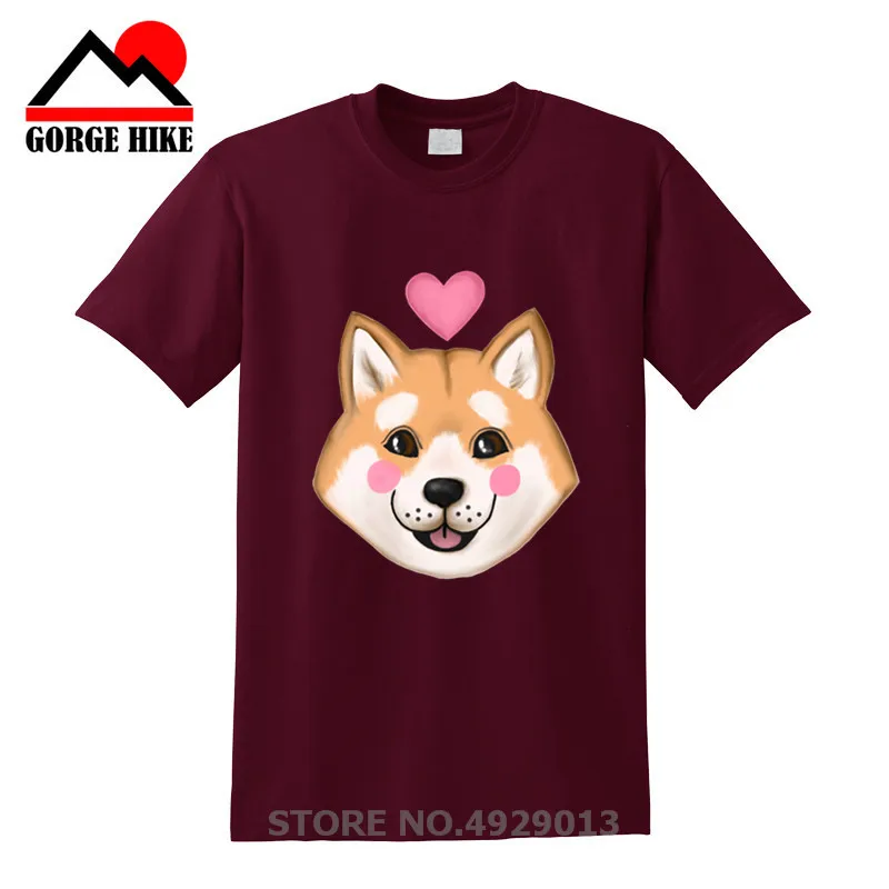 Японская akita Pet Harajuku Мужская забавная голова Doge новая 3D футболка с коротким