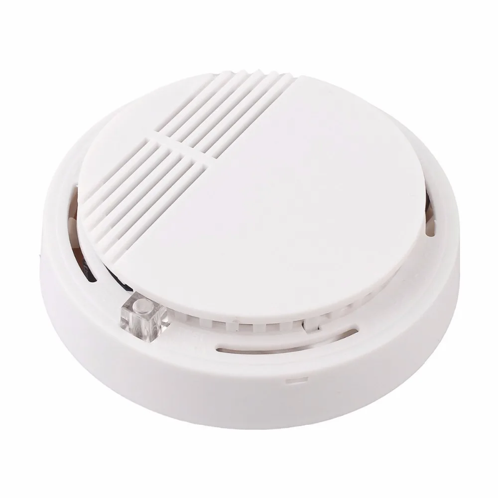 SmartYIBA детектор дыма, пожарная сигнализация, домашний охранный светодиодный светильник Предупреждение ющий сигнал, дымовая сигнализация, пожарный детектор для использования отдельно