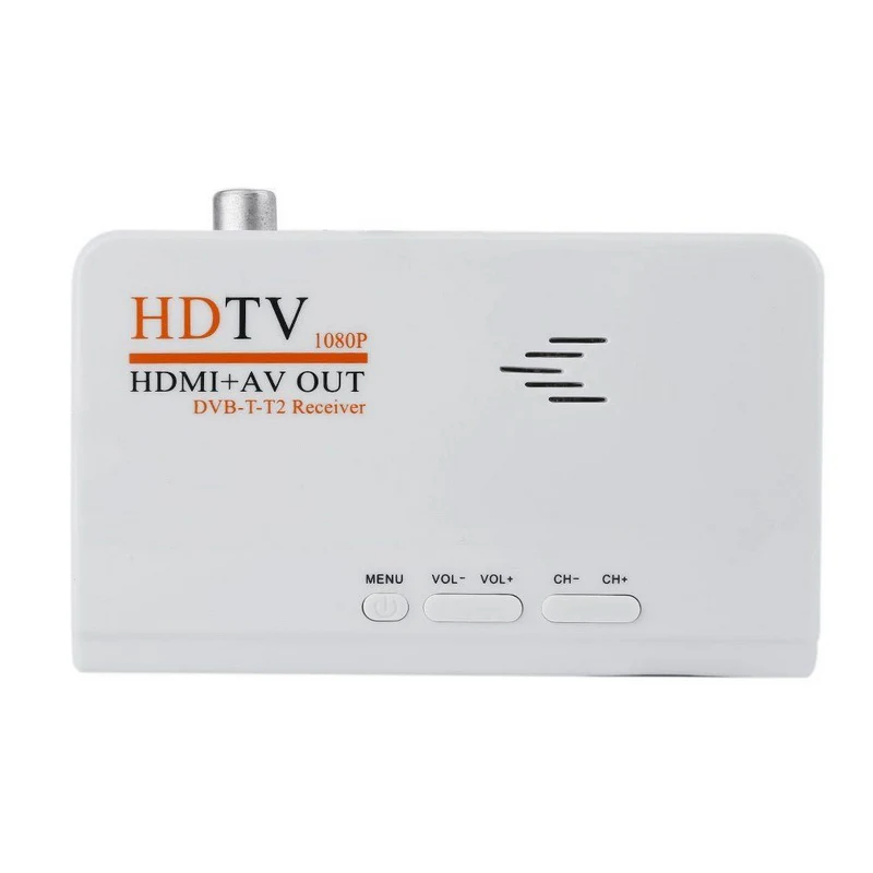 Mayitr HDMI цифровой эфирный ТВ 1080P ЕС штекер без VGA версия DVB-T/T2 ТВ коробка AV CVBS приемник дистанционное управление