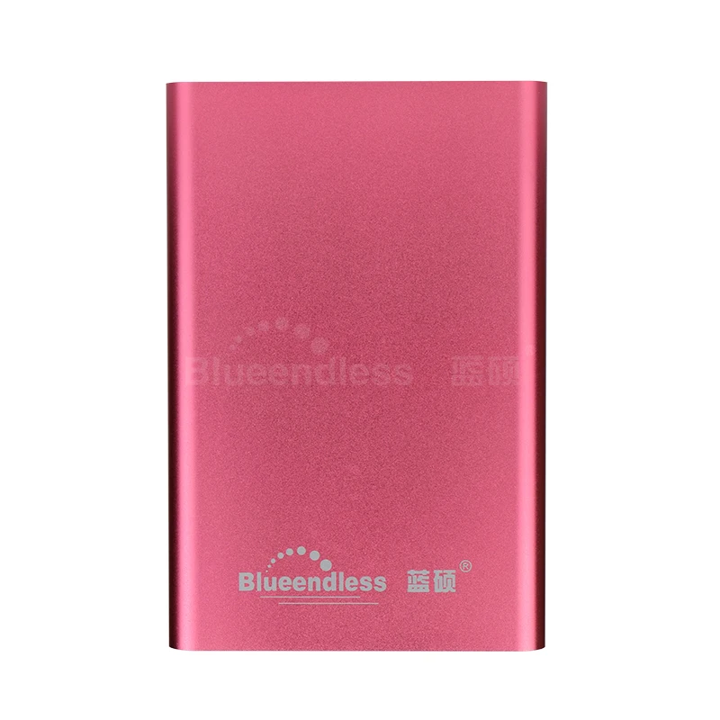  Carcasa de aluminio disco duro portátil Puerto micro-b USB3.1 velocidad 250G/320G/500G/750G/1 TB/2 