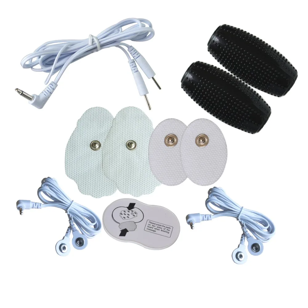 Dual Output Electric Portable Pulse Stimulating Tens Digital Therapy Massager 16Mode With Electrode Acupuncture Roll For Hands Dual Output Electric Portable Pulse Stimulating Tens Digital Therapy Massager 16Mode With Electrode Acupuncture Roll For Hands