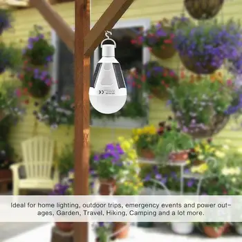 

Portable Waterproof Outdoor E27 Rechargeable LED Solar lamp Bulb Household LED Solar Emergency Bulb Courtyard Camping Light
