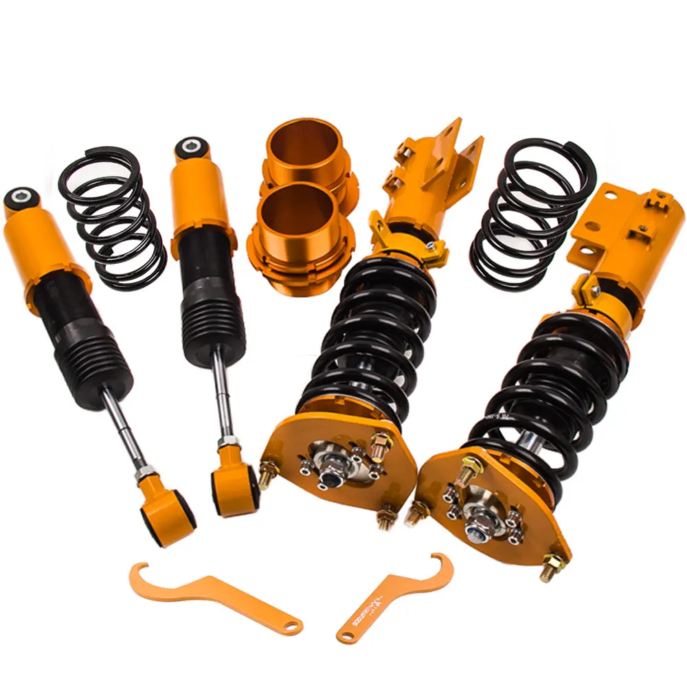

Full Coilover Suspension Spring Kit For Hyundai Veloster 2012 2013 2014 2015 2016 1.6L Adj. Height Coil Spring Shock Struts