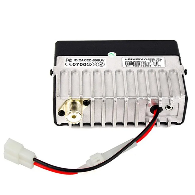 Профессиональный LEIXEN VV 898S VHF/UFH двухдиапазонный Мини Мобильный/автомобильный