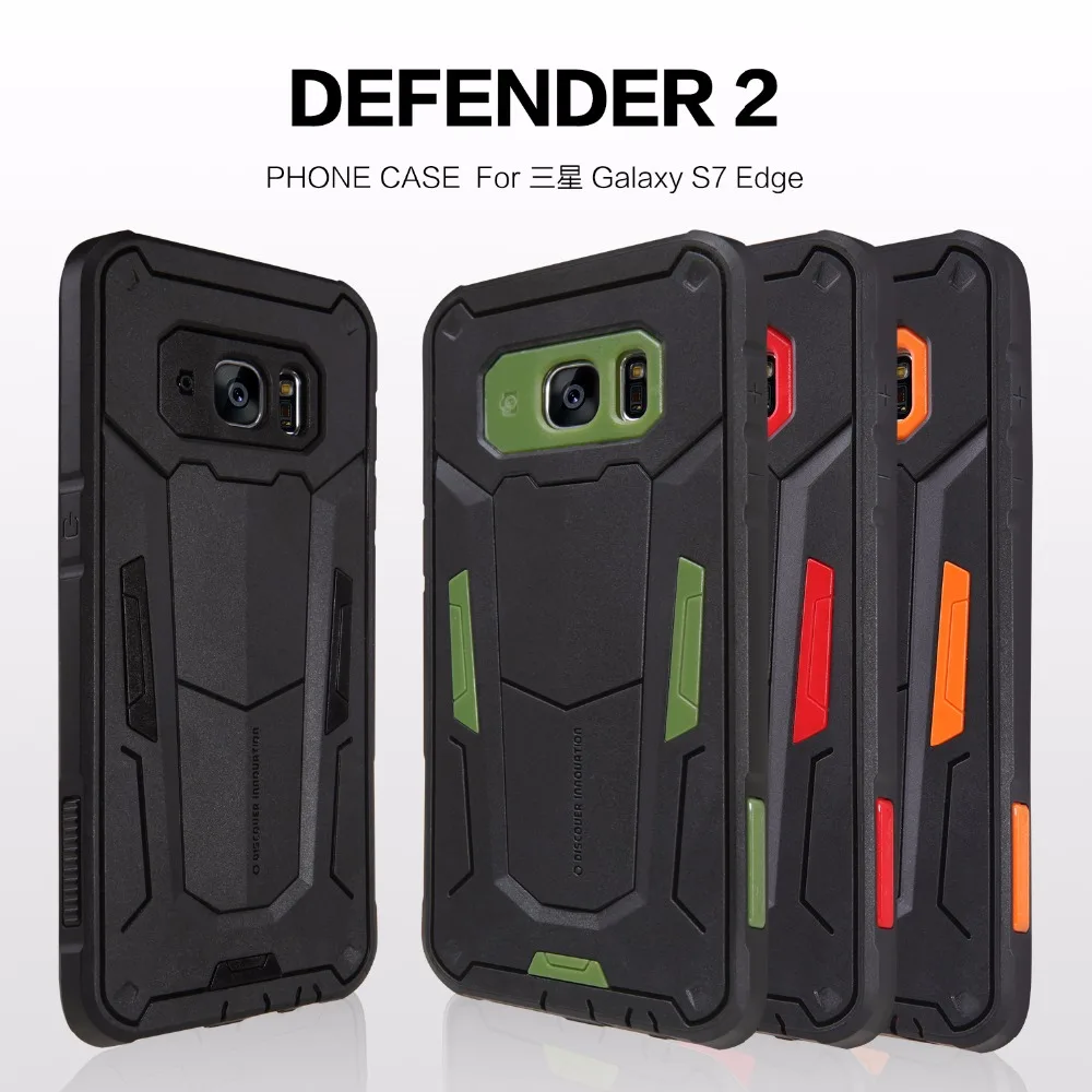 

Nillkin Defender Back cover Case for Samsung Galaxy S7 Edge Stronger Shockproof +TPU Combined+Retail package