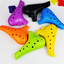 Пластик/Смола окарина отправить материалы 12 отверстий альт C/AC Регулируемый студентов начинающих рекомендуют уровень воспроизведения