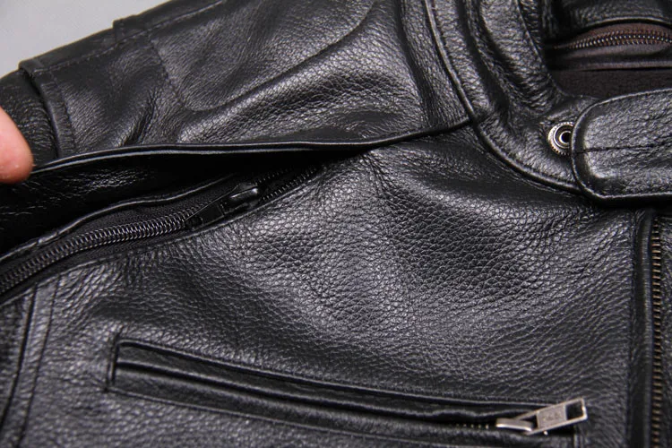 DHl Байкерская брендовая зимняя модная мужская куртка из натуральной кожи, крутые облегающие куртки, Мужская мотоциклетная теплая куртка