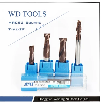 

2pcs 100mm tungsten carbide end mill HRC52 4MM milling cutter 2 flutes 100MM length CNC machine Lengthen