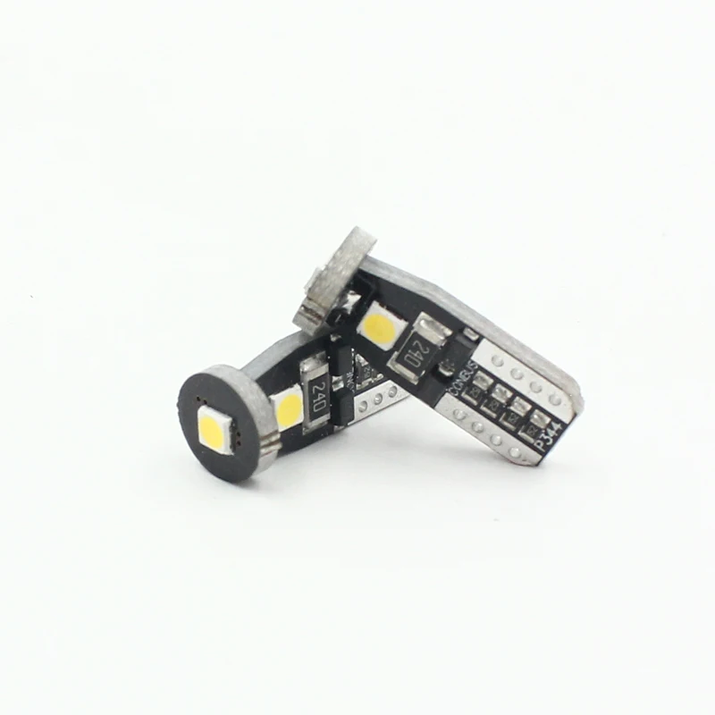 T10 светодиодный Белый 3SMD 5050 Светодиодный светильник для автомобиля W5w 194 168 CANBUS