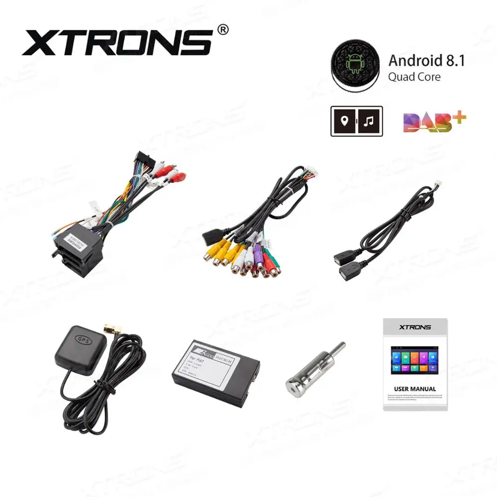Perfect XTRONS 6.2" Android 8.1 Car DVD Player for FIAT Punto 199 310 / Linea 323 2012 2013 2014 2015 2016 Radio GPS WiFi TPMS USB SD 5