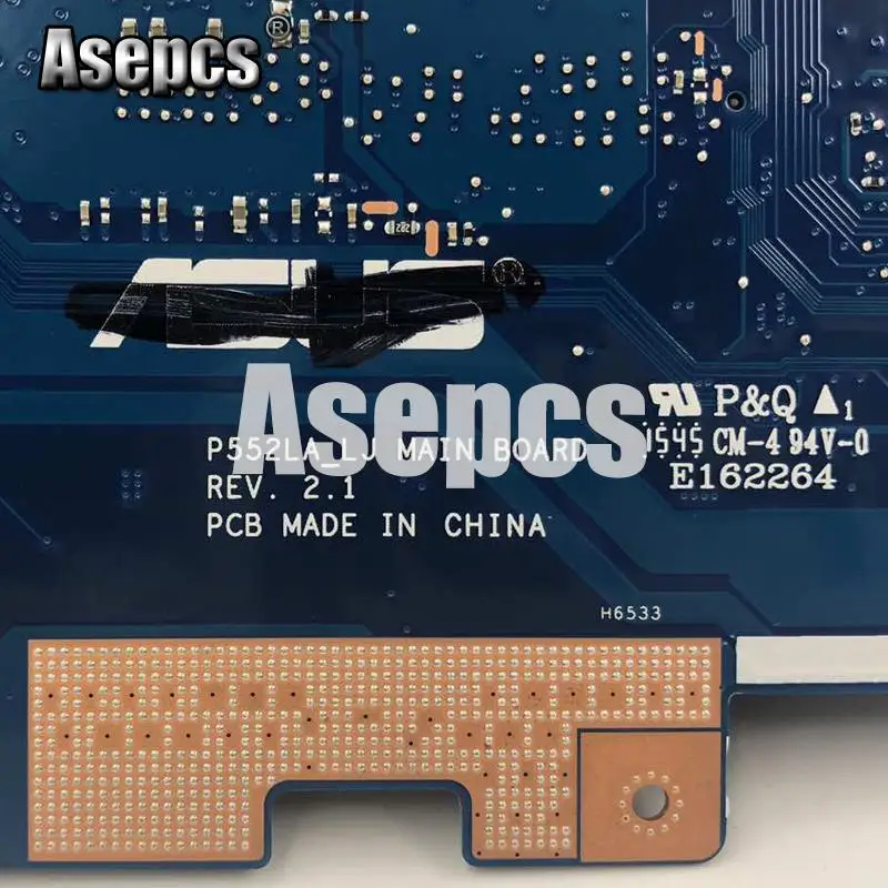 Asepcs P552LA_LJ материнская плата для ноутбука ASUS P552LA P552LJ P552L P552 Тесты оригинальная материнская плата 4G-RAM I7-5500U GT920M