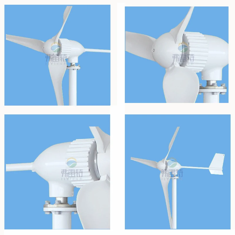 800 Вт ветряной генератор Вт MAX мощность 1000 с 3 лезвия 2,5 м/с начать вверх, сертифицированы CE