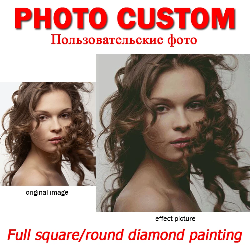 

Photo Custom! Private Custom! 5D DIY Diamond Painting! Make Your Own Diamond Painting Full Square Rhinestone Diamond Embroidery