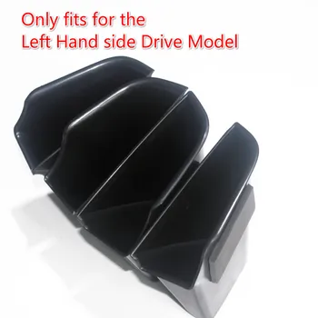 

4 pieces / set Black Plastic Interior Front Door Storage Box Holder For Audi A4 A5 2017 2018 Accessories For Left Hand drive