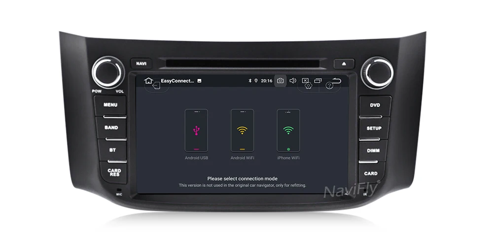 Excellent Android9.0 Car Radio DVD for NISSAN SILPHY Quad Core wifi Bluetooth video audio Multimedia 2 din car dvd player 15