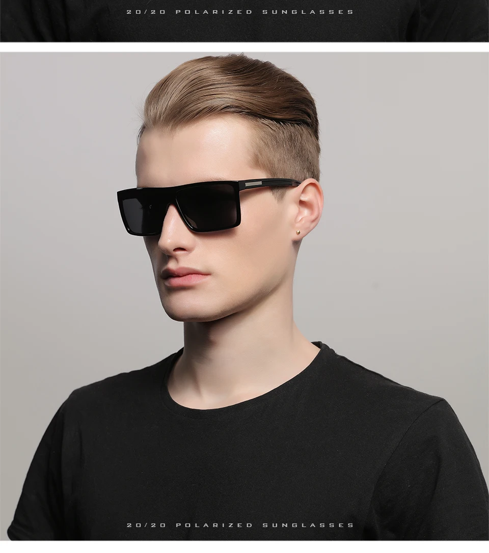 20/20 фирменный дизайн, классические черные поляризованные солнцезащитные очки, мужские очки для вождения, солнцезащитные очки для мужчин, очки с коробкой, Oculos PL273