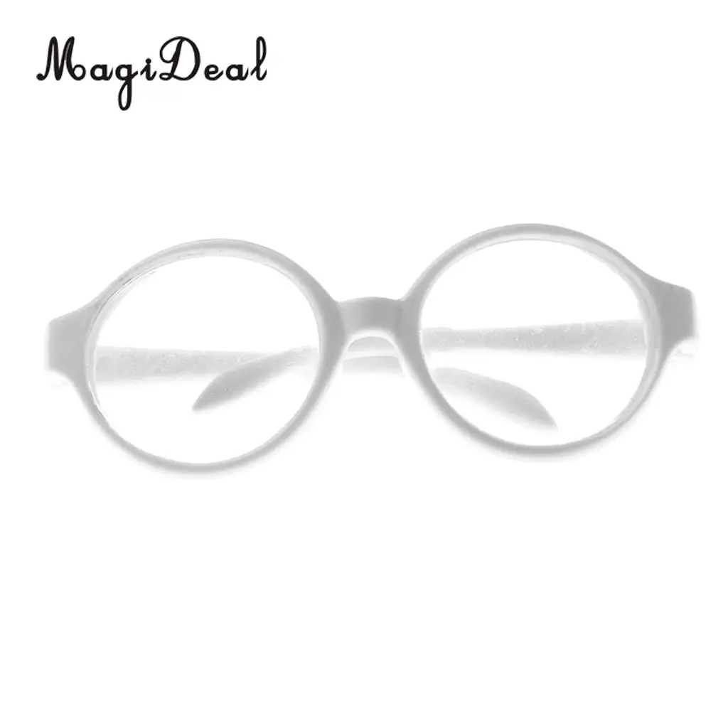 1Pair Cute Doll Glasses Black Eyeglasses Made for 18 inch American Doll My Life Dolls Clothes Accs Children Girls Toy