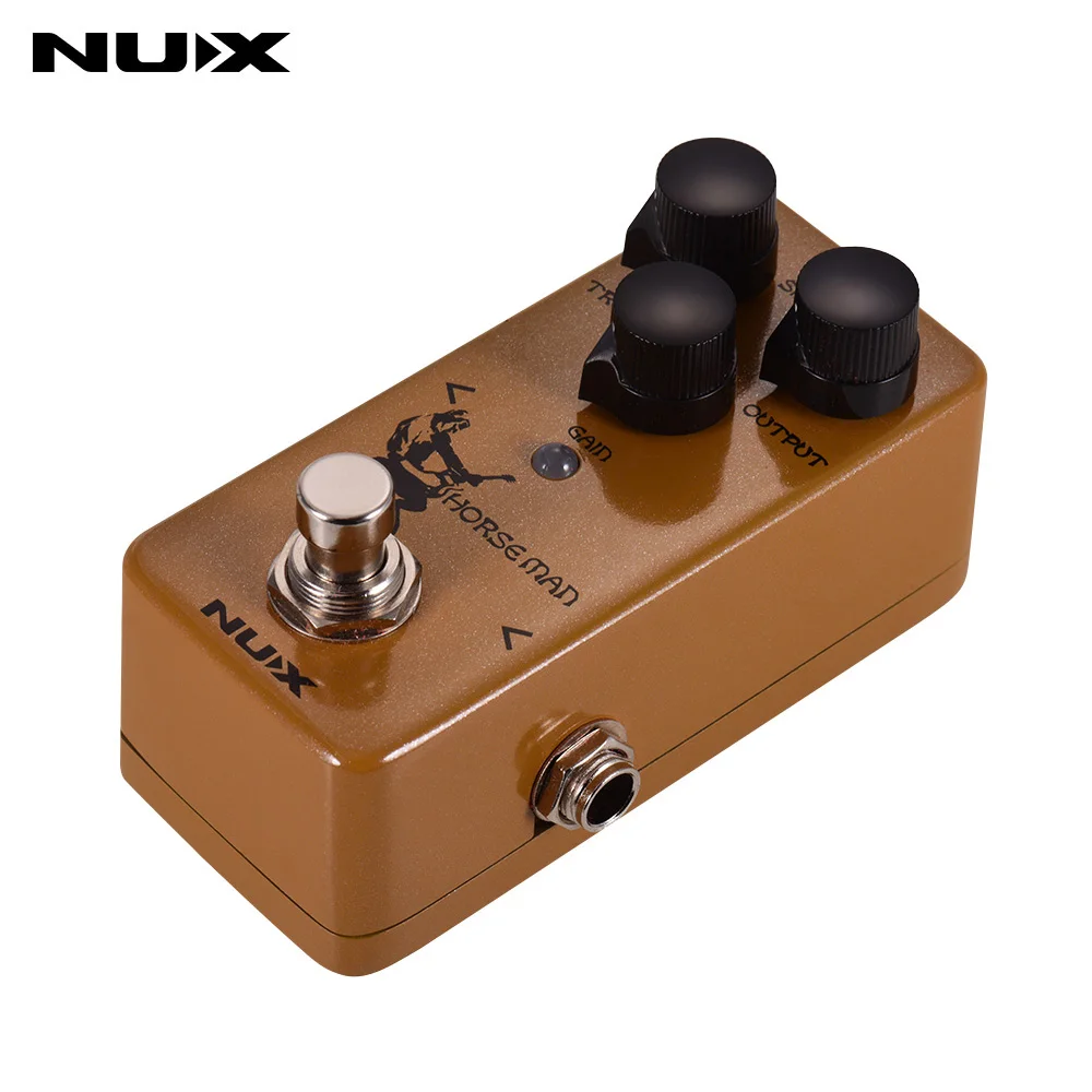 NUX NOD-1 HORSEMAN Overdrive Guitar Effect Pedal Full Metal Shell True Buffer Bypass 2 Working Modes Guitar Accessories New