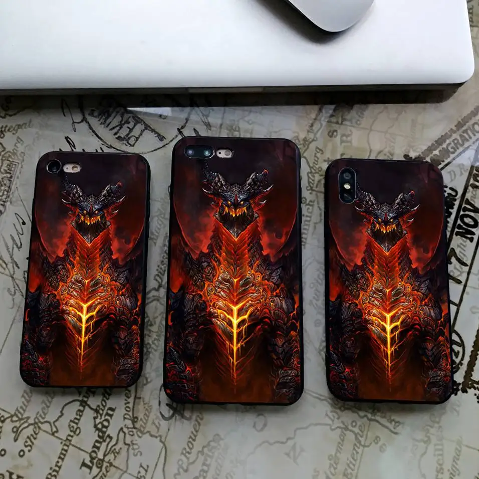 Чехол World Of Warcrafts, мягкий силиконовый чехол для iPhone 11 Pro X 5 S 5S XR XS Max 6 6S 7 8 Plus