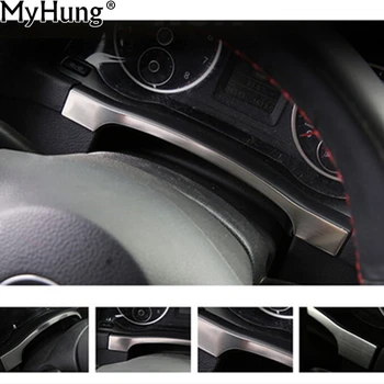 

Car Accessories Instrument Panel Dashboard Trim Cover Sticker For Volkswagen VW Tiguan 2010 To 2017 Stainless Steel 1pc