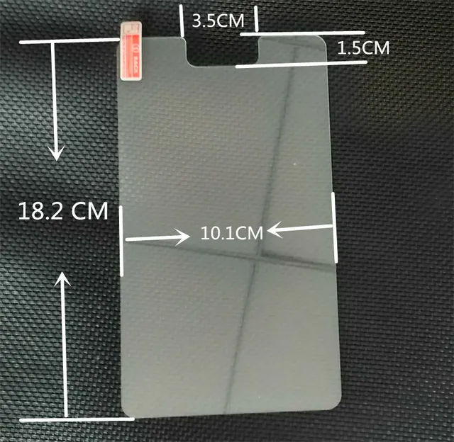 7 inch universal tempered glass screen protector film for tablet tablet screen size