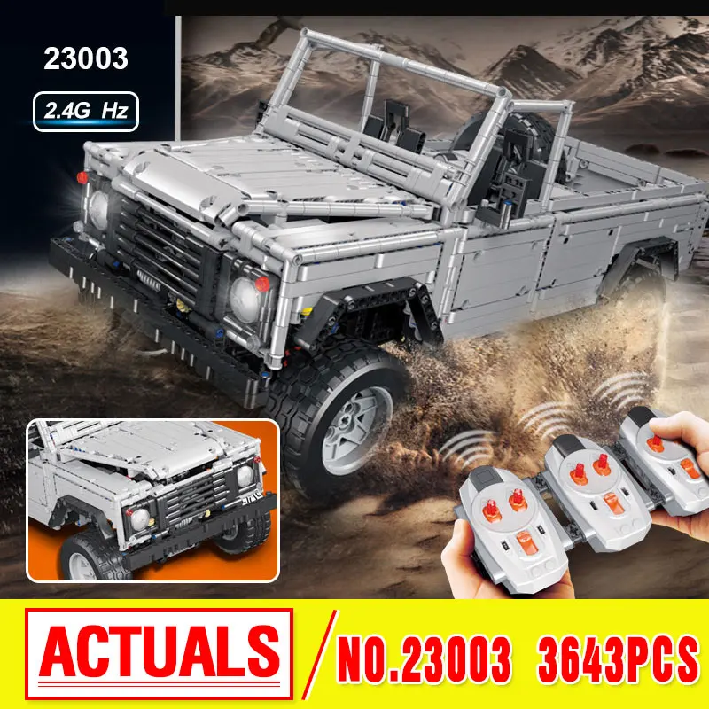 

Lepin 23003 New Technic series MOC Remote-Control Wild off-road vehicles model Building Blocks Bricks 3643Pcs