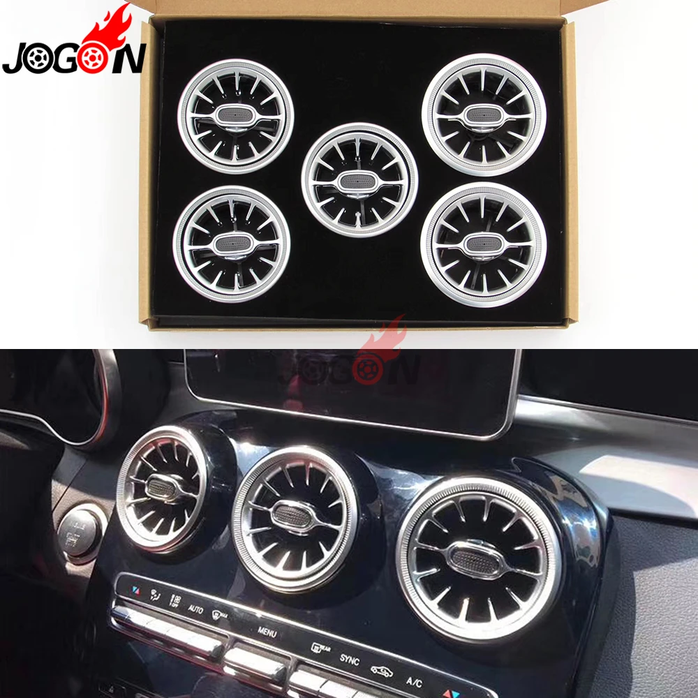 For Mercedes Benz C Glc Class W205 X253 2015 2019 Car Interior Front Console Air Condition Ac Vent Outlet Turbo Style Replace Interior Mouldings Aliexpress
