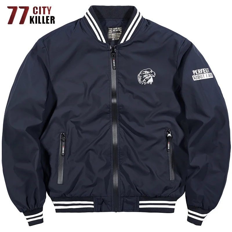 

77City Killer New Bomber Jacket Men Air Force Flight Mens Jackets Casual Outwear Fleece Liner Jackets Male Jaqueta masculina