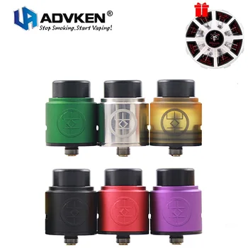 

Free Gift Advken Breath RDA Tank 24mm Atomizer with Dual Posts Design & Bottom Airflow E-Cig Vape Tank Vs Manta RTA / Loop RDA