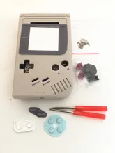 Juego completo de carcasa clásica para consola Gameboy GB, piezas de reparación para GBO DMG GBP con botones controladores de tornillo