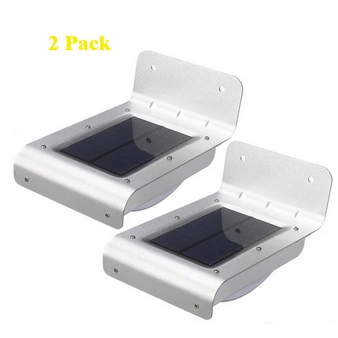 Painel de Luz ao ar Sensor de Movimento Movido a Energia Lâmpada de Poupança de Energia da Lâmpada de Parede Luzes de Segurança Solares para ao ar Levou Livre Solar Jardim 16