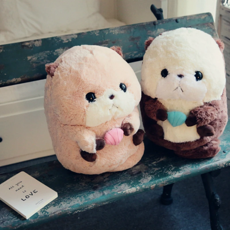 Милые мягкие плюшевые выдры для маленьких Обувь девочек Дети Kawaii/Мягкие игрушки