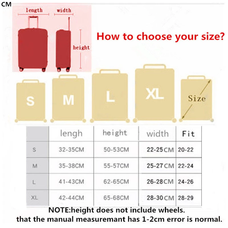 High Quality Fashion Travel Elasticity Luggage Protective Cover Trolley Case Travel Luggage Dust Cover for 18 to 28inch High Quality Fashion Travel Elasticity Luggage Protective Cover Trolley Case Travel Luggage Dust Cover for 18 to 28inch