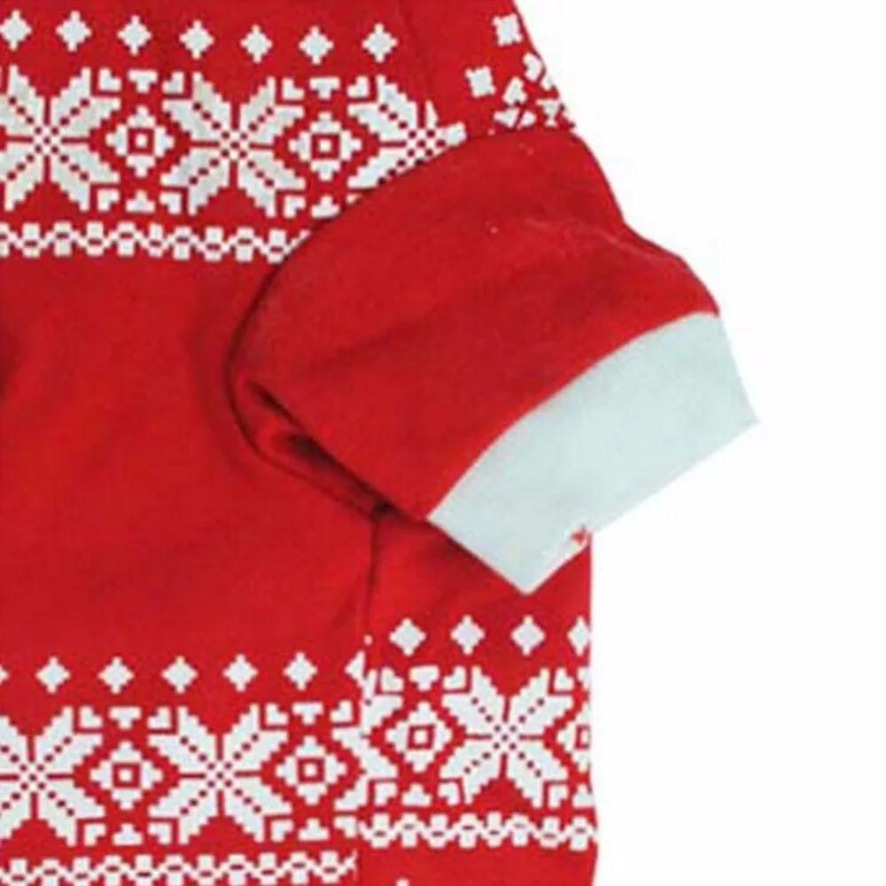Рождественская домашняя собака одежда рубашка с принтом Леггинсы с принтом оленя Красная рождественская елка Одежда для собак Cachorro одежда Чихуахуа маленькая собака