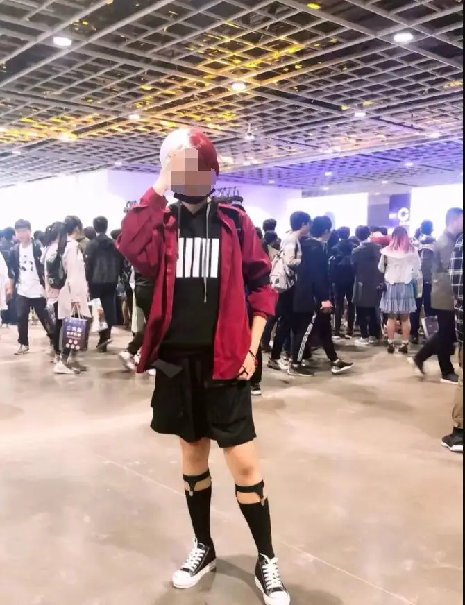 Boku no Hero Academy Todoroki Shoto Fan art Косплей Костюм Модный повседневный комплект толстовки шорты
