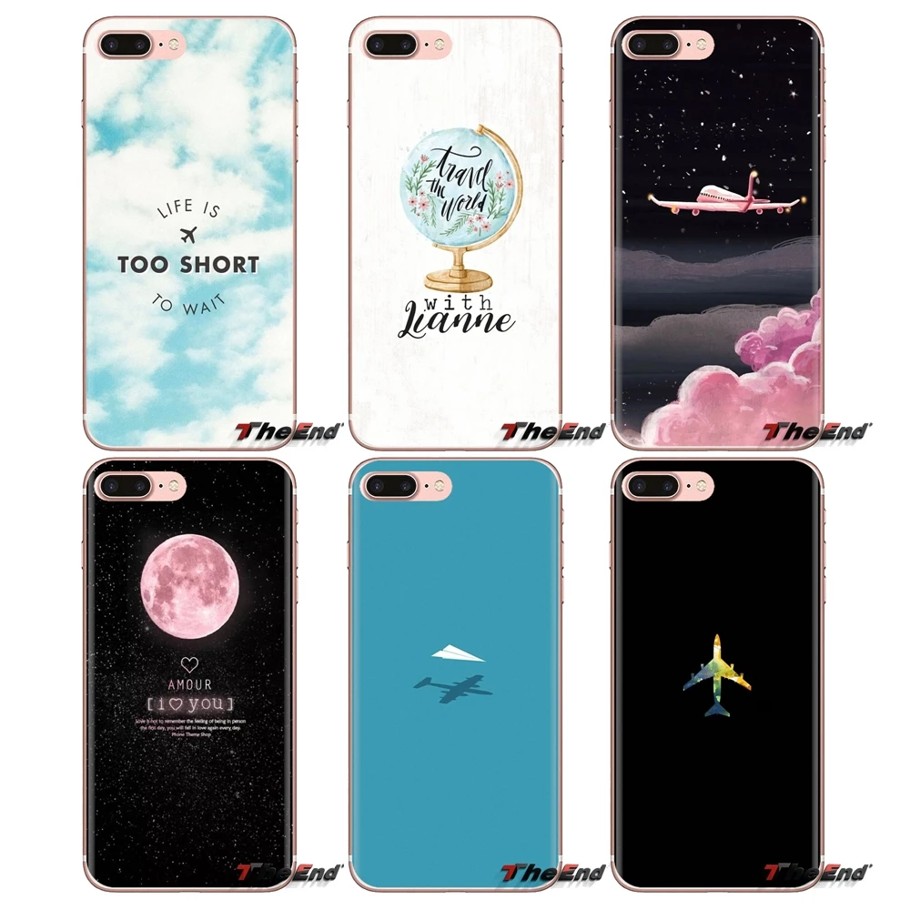 Cartoon Cute Candy Airplane For Xiaomi Mi4 Mi5 Mi5S Mi6 Mi A1 A2 5X 6X 8 9 Lite SE Pro Max Mix 2 3 2S Transparent Soft Covers |