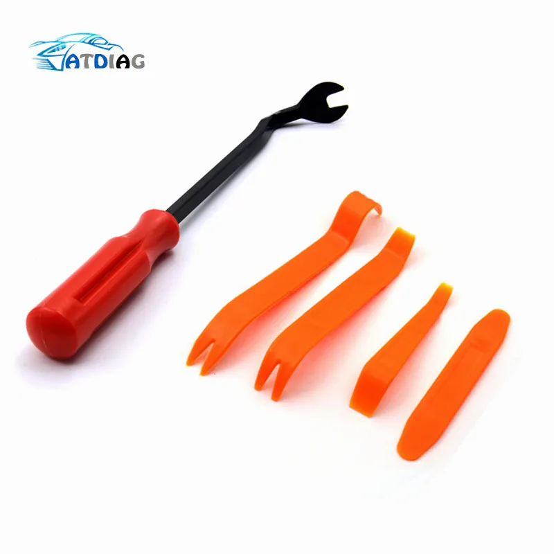 

4pcs Remover Removal Puller Pry Tool Car Door Panel Trim Upholstery Retaining Clip Plier Tool Hand Tool Set