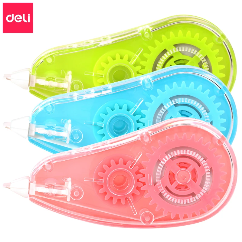 Deli 10pcs Correction Tape Cute Stationery for Students Kids Correction
