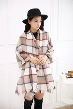 16 years of the new tartan Tartan plaid scarves scarves women three color options super soft and comfortable blanket wrap shawl