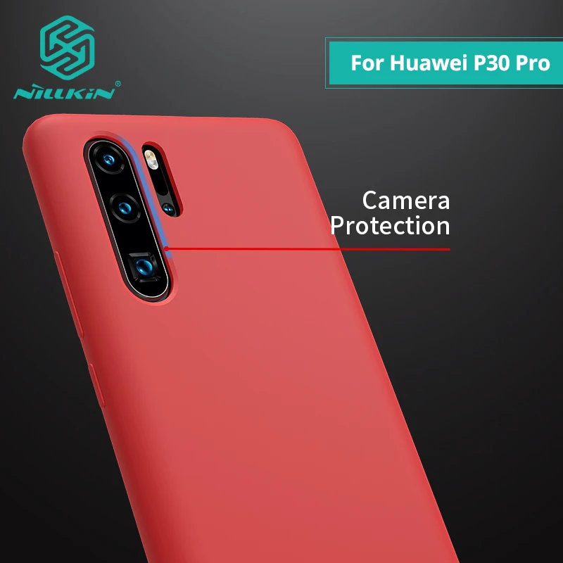 

NILLKIN for Huawei P30 lite case Liquid Silicone Smooth Protective Back Cover for Huawei P30 Case / P30 Pro case 6.0/6.1/6.47