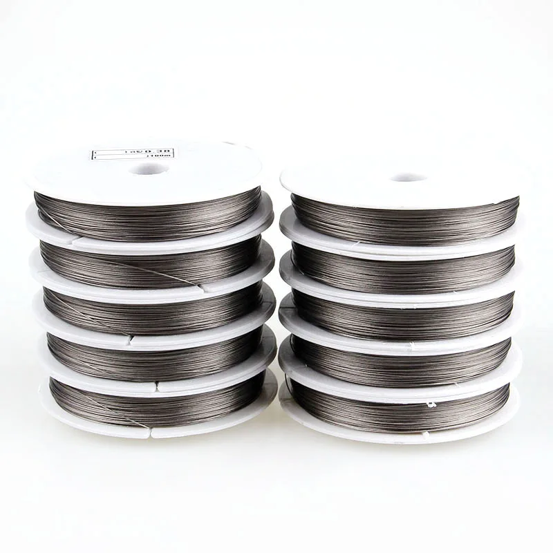 #cheap 50M Fishing Stainless Steel Wire Line Crystal Thread Rope String For DIY Jewelry Making Beading Bracelet Wire Fishing