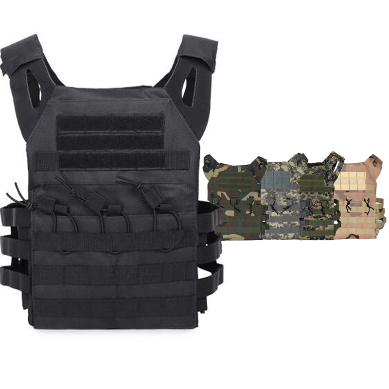 

JPC Plate Carrier Tactical Vest Military Airsoft Sport Paintball Armor Vest Camouflage Hunting Gear Body Protection Vest