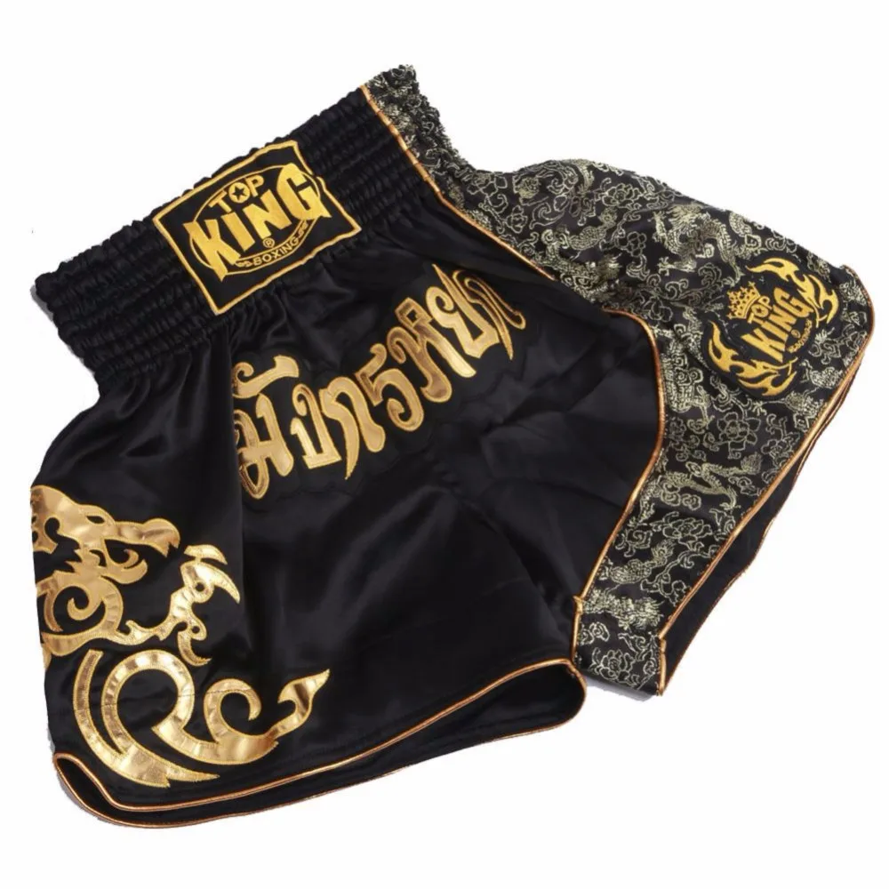 

Professional Men's Boxing Shorts MMA Muay Thai Fight Shorts Grappling Short Kick Boxing Training Fight Trunks For Adult Kids