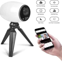 Питание от аккумулятора нет необходимости проводной беспроводной Wi-Fi радионяня 160 градусов широкоугольная ip-камера