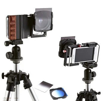 

Smartphone Stabilizer Rig w Wide Angle /Macro Lens /ND Filters /Cold Shoe Mount for iPhone 6 Plus Samsung S6 Edge Oneplus Phone