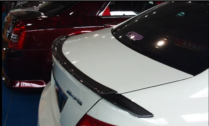 Fit for Mercedes-Benz W204 C180 C200 C260C300 Brabus carbon fiber rear spoiler | Автомобили и мотоциклы
